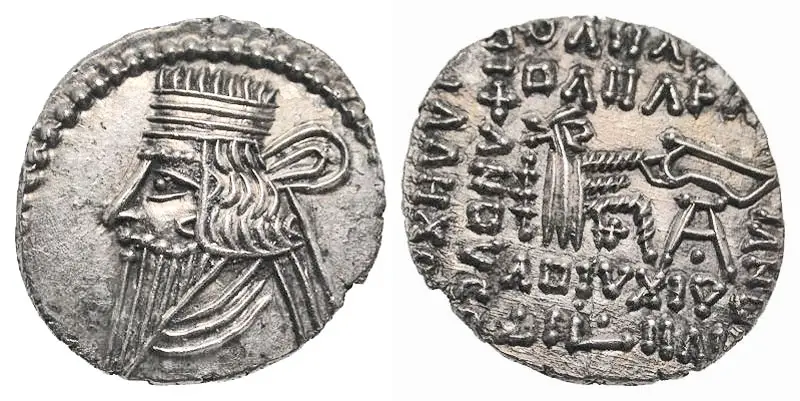 Moneda de Vologeses III.