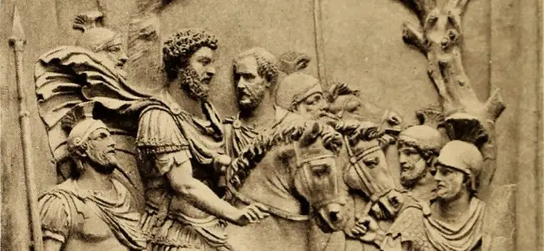 Relieve de Marco Aurelio y sus guardias