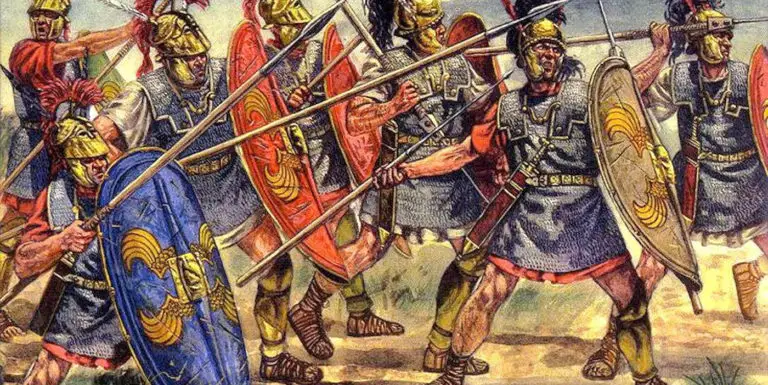 Ilustración de legionarios de la República romana.