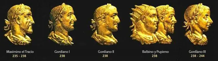Año de los seis emperadores y dinastía gordiana.