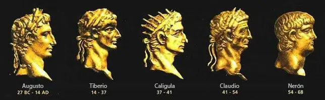 Emperadores de la dinastía Julio-Claudia.