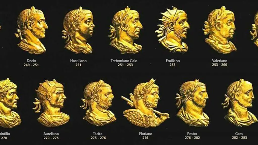 Las dinastías de emperadores romanos, del Principado al Dominato