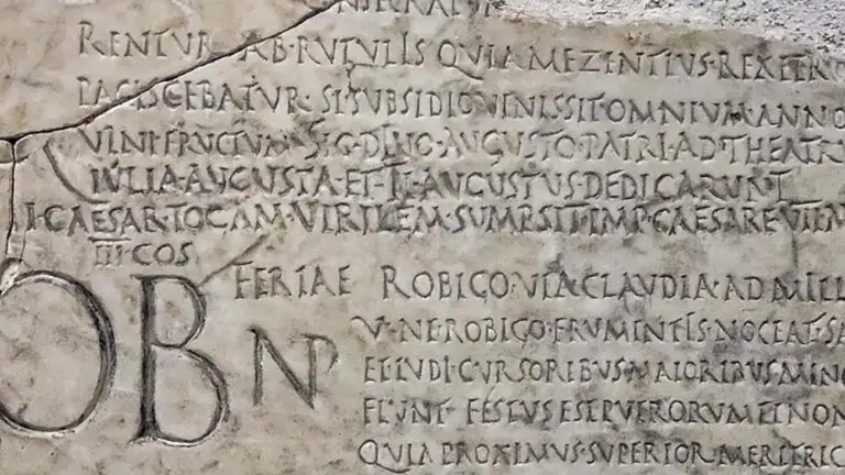 Fragmento del Fasti Praenestini.