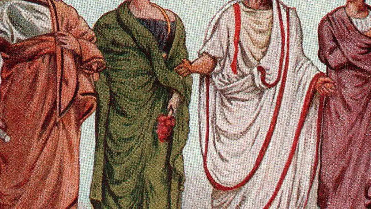 secuencia obra maestra literalmente Las prendas de vestir de los romanos