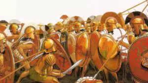 Lanceros romanos del siglo VIII a. C.