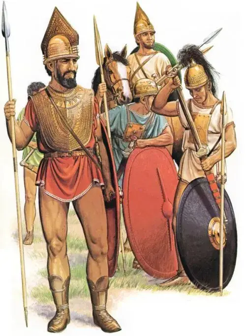 Soldados romanos del siglo VIII a. C.