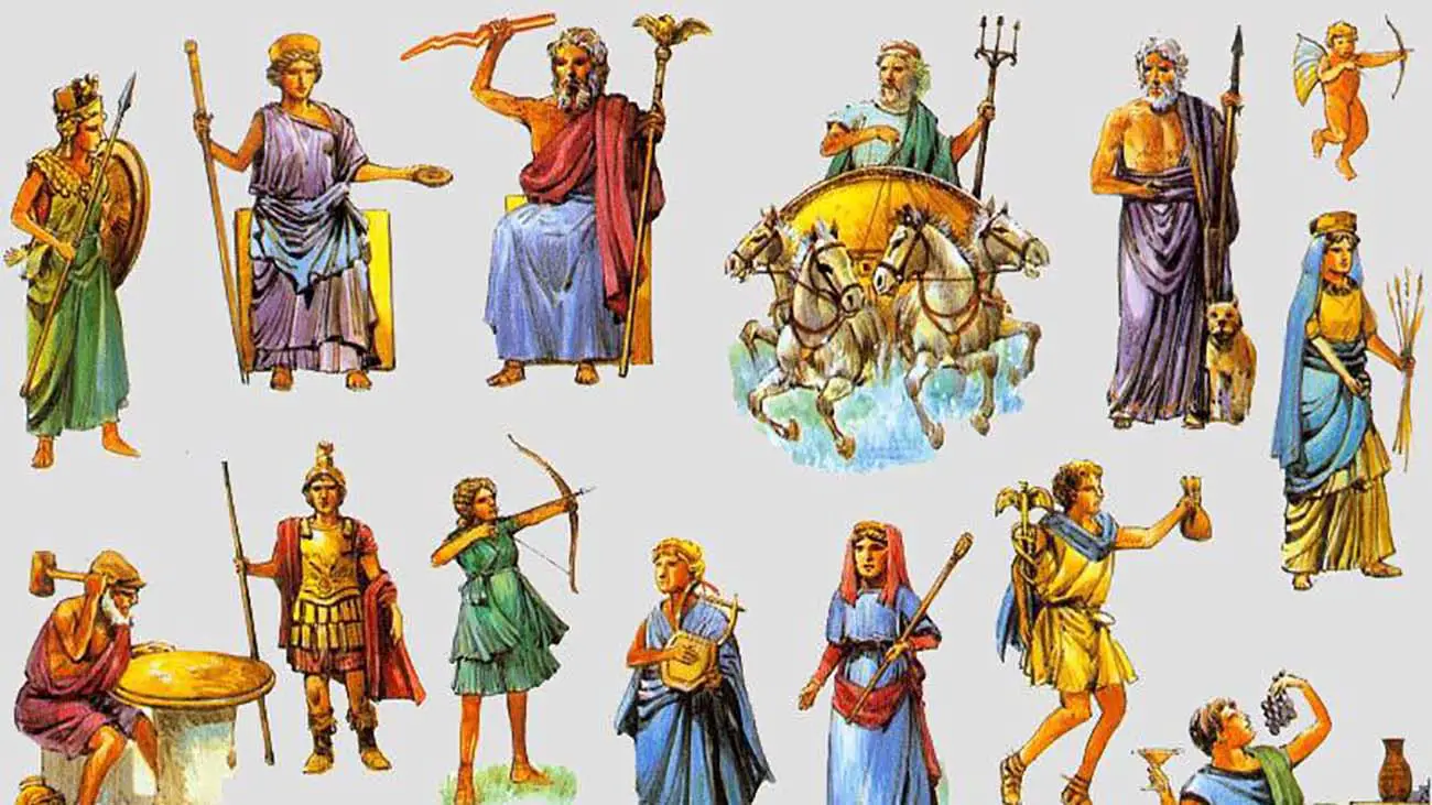 Diferencias entre los dioses griegos y los dioses romanos