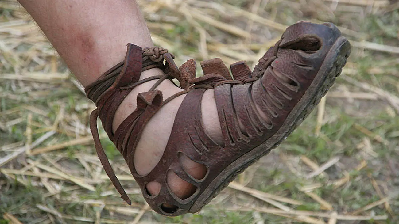 Große Menge Käfer Dempsey sandalias romanas antiguas Mittelmeer ...